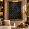 Load image into Gallery viewer, Handmade Kaaba Kiswa Replica – Ottoman Islamic Calligraphy Art