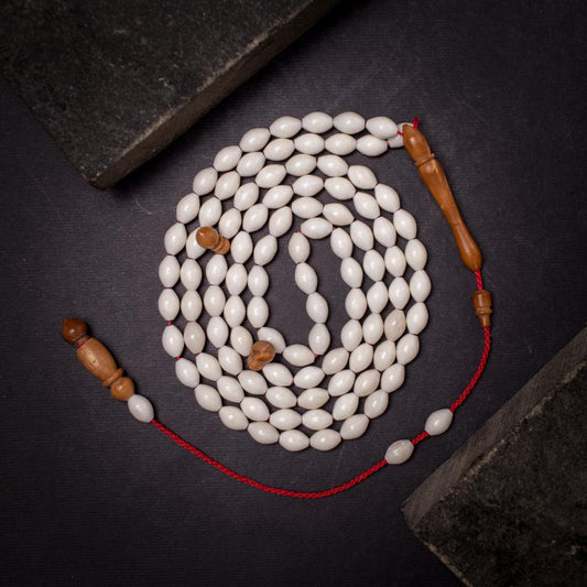 Rosary Of Natural Camel Bone and Coc Wood 99 Beads (Code: WBS03)