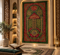تحميل الصورة في معرض الصور, Ottoman-Style Bab Al-Salam Curtain – Prophet’s Chamber | Handcrafted Islamic Textile Art