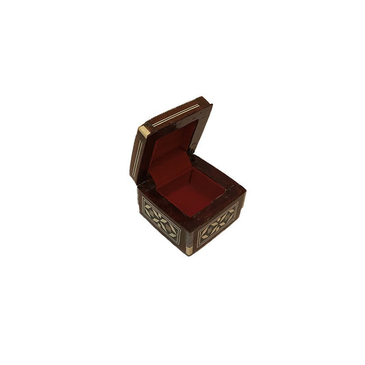 Wooden Box Handcrafted by Shell Ring