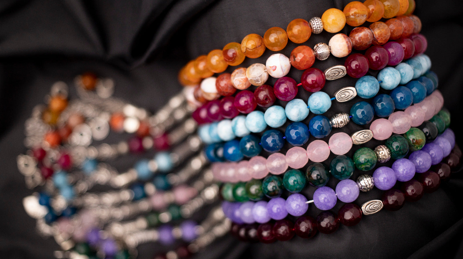Stone Rosary 33 Beads