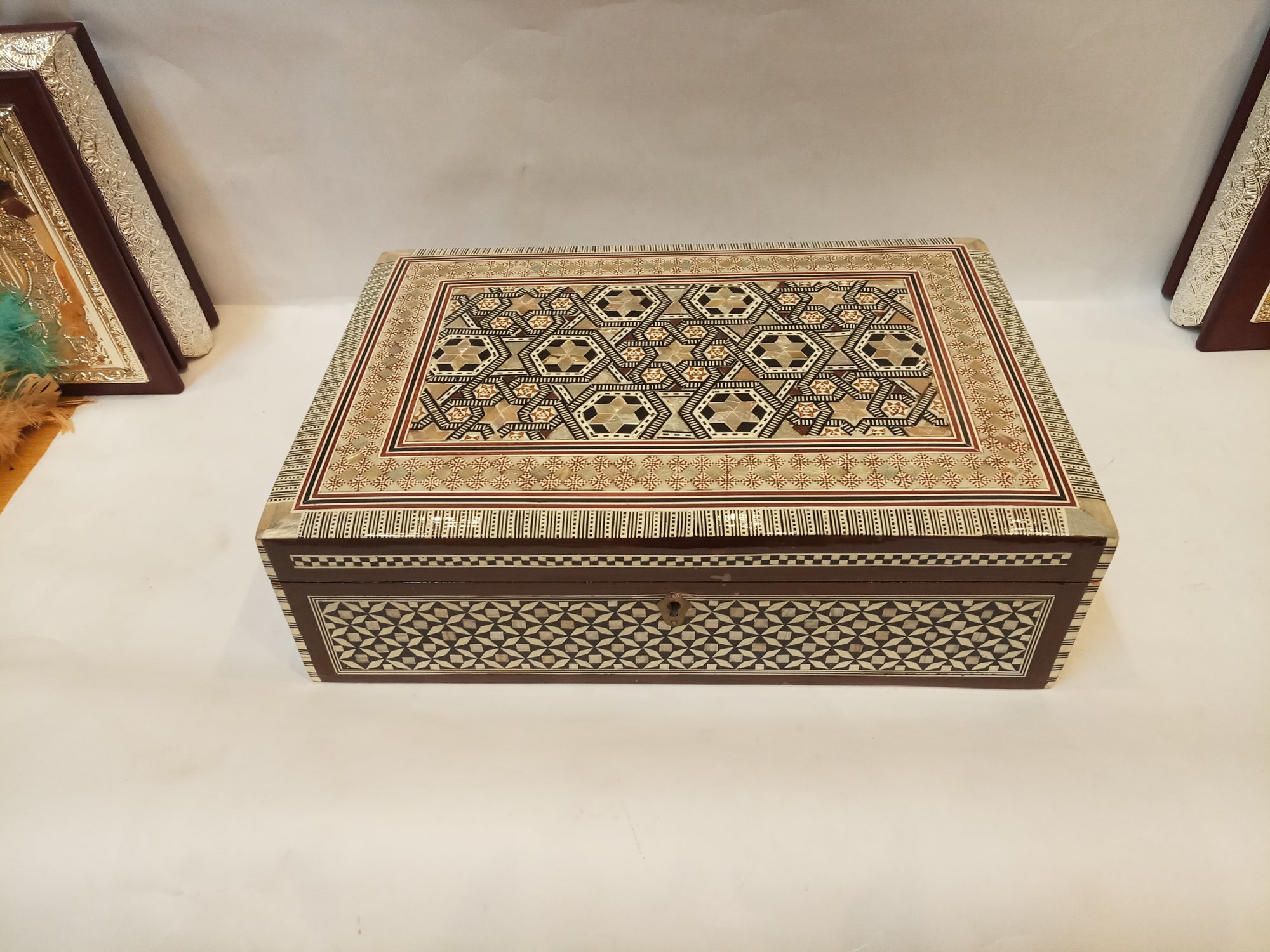 Wooden Box Handcrafted by Shell