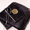 Load image into Gallery viewer, Loloa Offer1 ( Prayer rug + Quran + Rosary) - Black color
