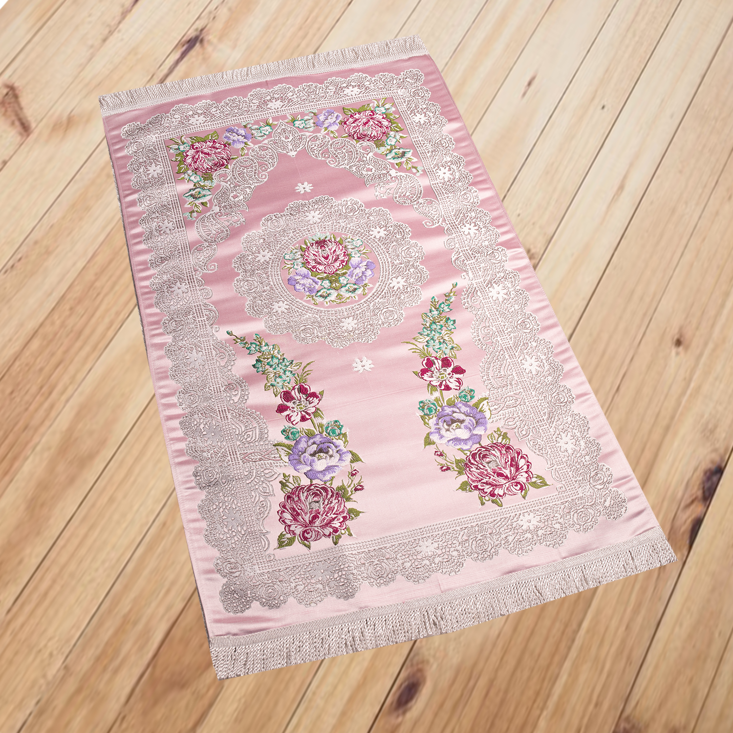 Prayer Rug Satin & Gobelin fabric 2 Layers (code12)
