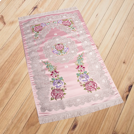 Prayer Rug Satin & Gobelin fabric 2 Layers (code12)
