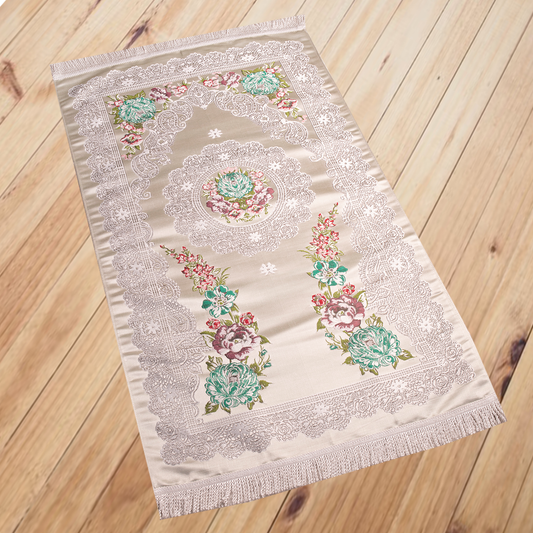 Prayer Rug Satin & Gobelin fabric 2 Layers (code13)