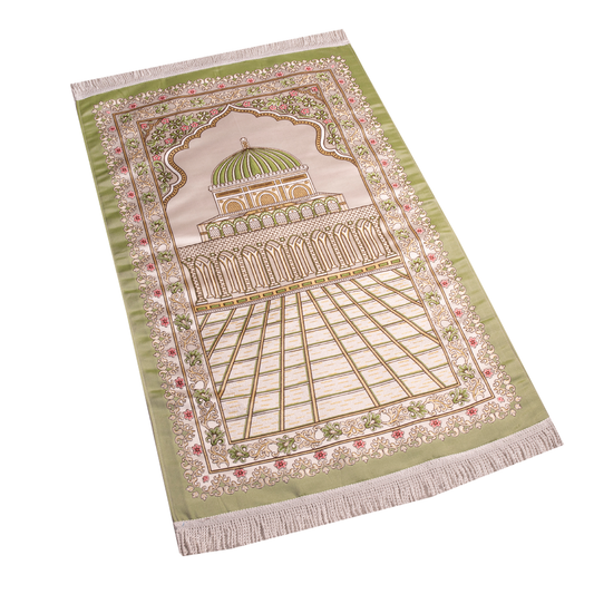 Prayer Rug Satin & Gobelin fabric 2 Layers (code17)
