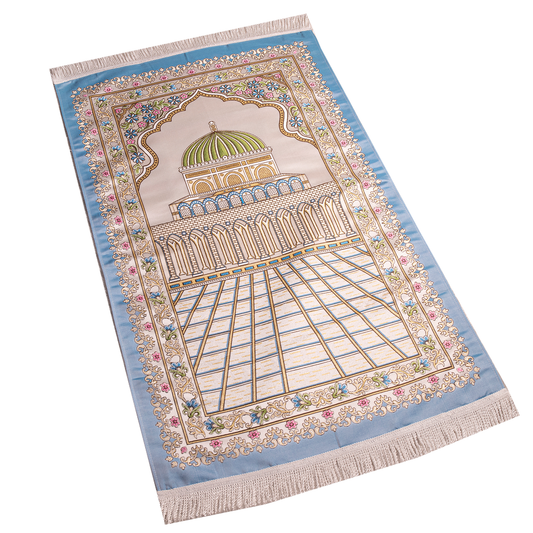 Prayer Rug Satin & Gobelin fabric 2 Layers (code18)