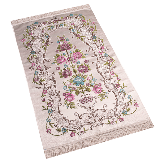 Prayer Rug Satin & Gobelin fabric 2 Layers (code21)
