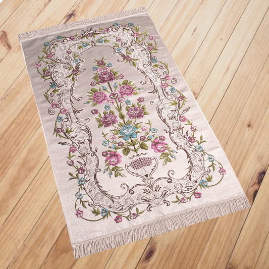 Prayer Rug Satin & Gobelin fabric 2 Layers (code21)
