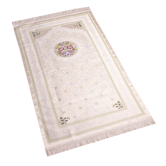 Prayer Rug Satin & Gobelin fabric 2 Layers (code04)