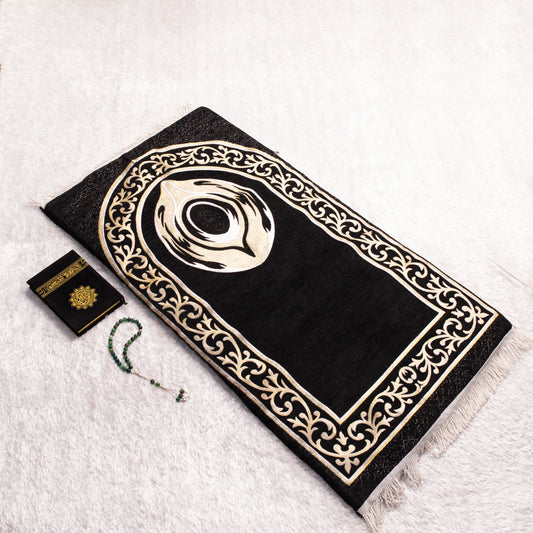 Loloa Offer2 ( Prayer rug Keswah + Quran Keswah + Rosary Agate Stone) - Code 05