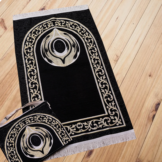 Prayer Rug Kaaba's Style With Bag (Code05)