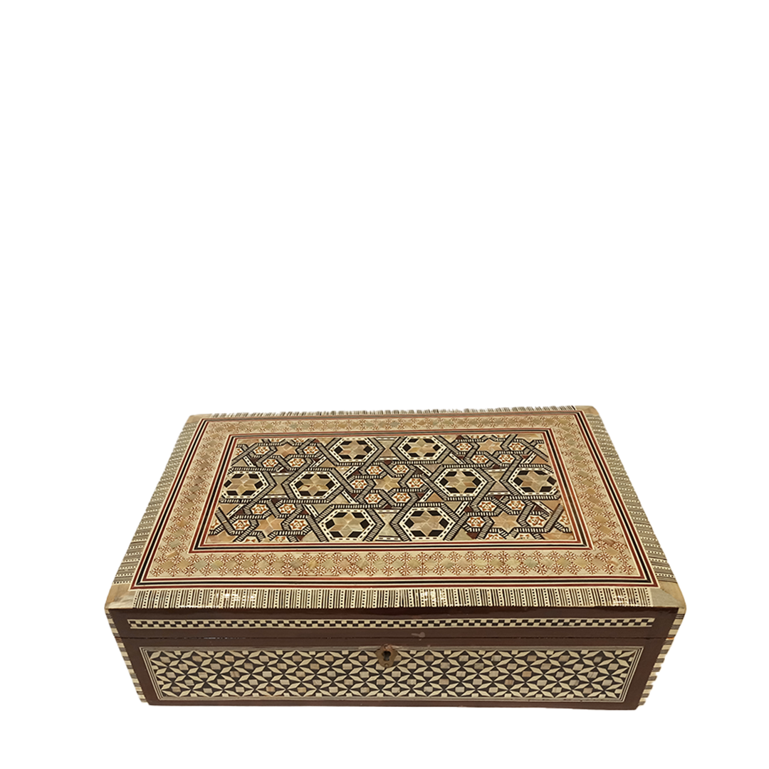 Wooden Box Handcrafted by Shell (No1)