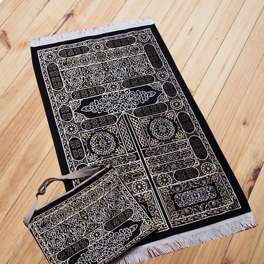 Prayer Rug Kaaba's Style With Bag (Code06)