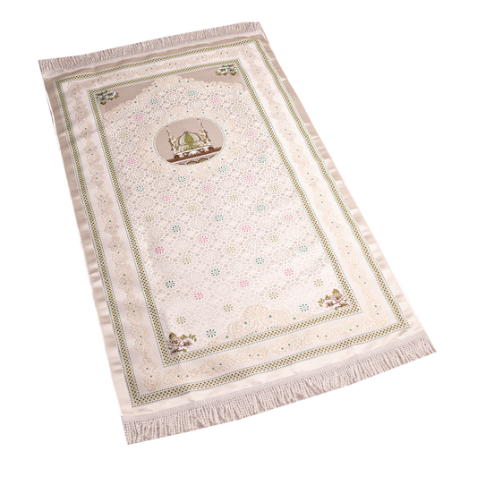 Prayer Rug Satin & Gobelin fabric 2 Layers (code07)