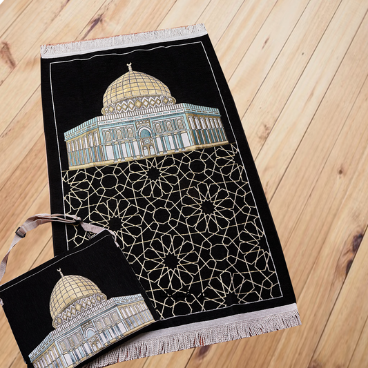 Prayer Rug Kaaba's Style With Bag (Code07)