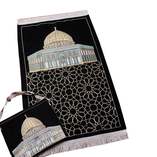 Prayer Rug Kaaba's Style With Bag (Code07)