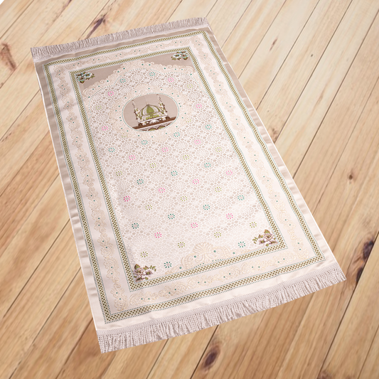 Prayer Rug Satin & Gobelin fabric 2 Layers (code07)
