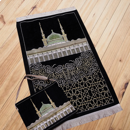 Prayer Rug Kaaba's Style With Bag (Code11)