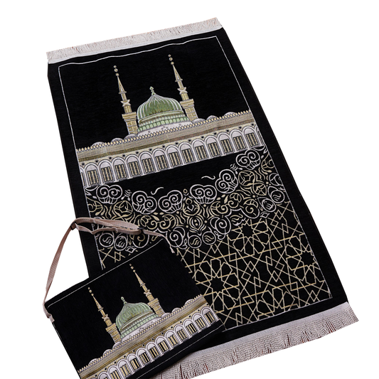 Prayer Rug Kaaba's Style With Bag (Code11)