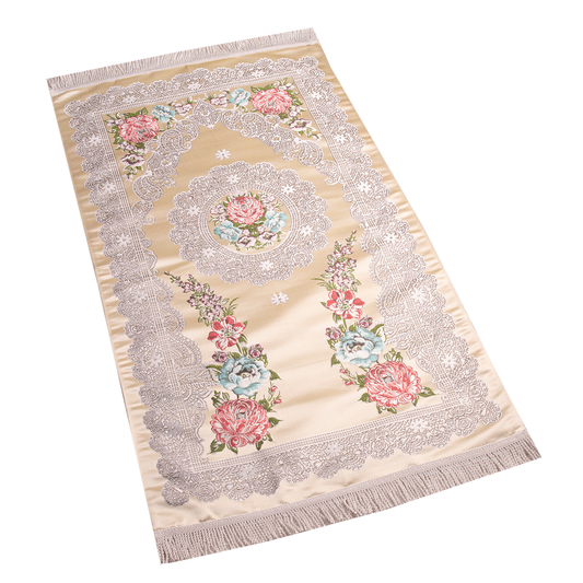 Prayer Rug Satin & Gobelin fabric 2 Layers (code09)