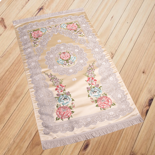 Prayer Rug Satin & Gobelin fabric 2 Layers (code09)