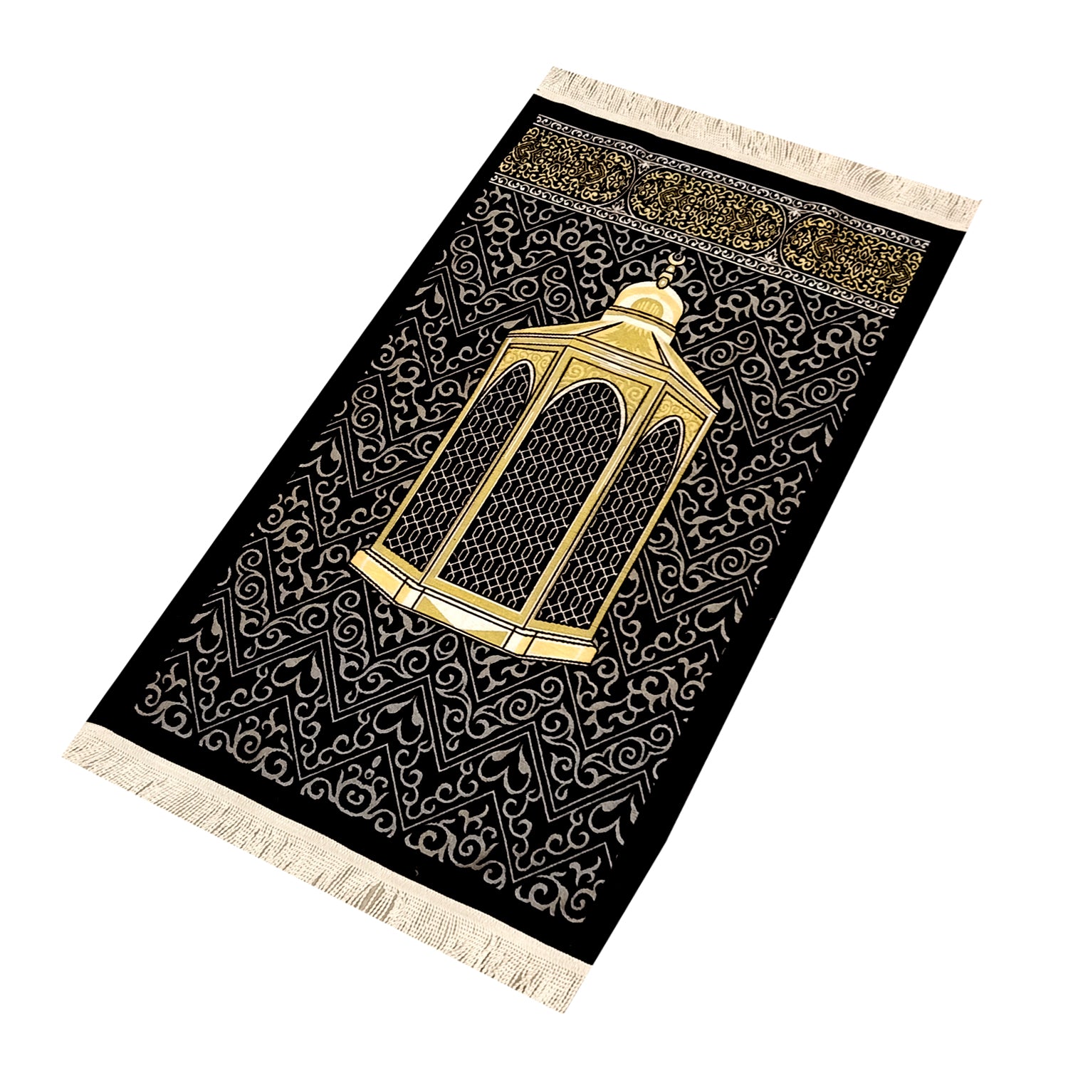 Prayer Rug Kaaba's Keswah style with Sponge - 3 CM (code09)