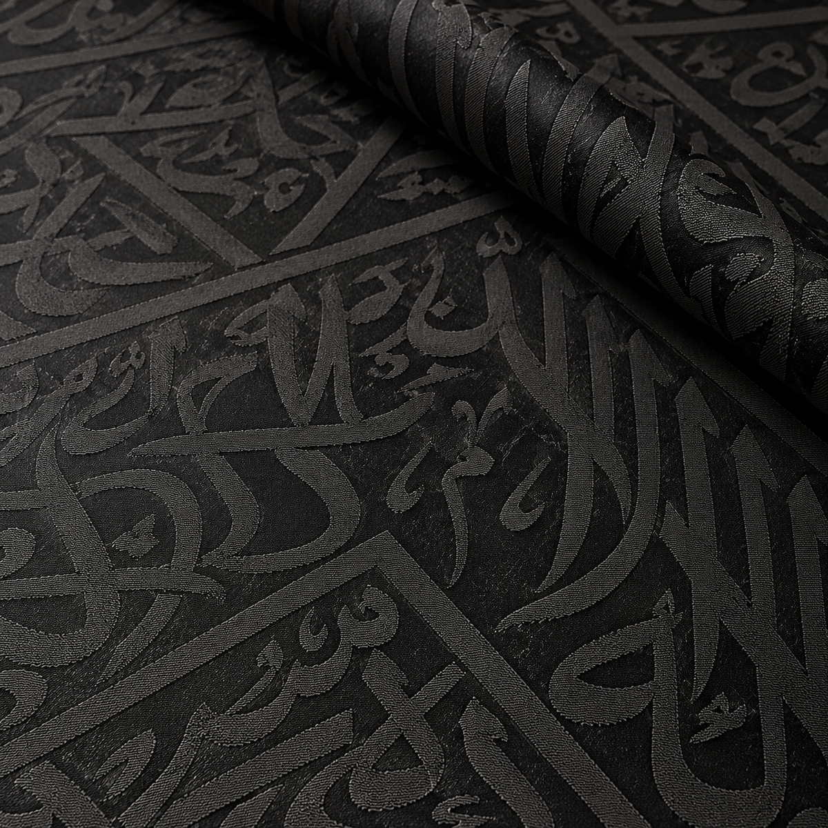 Handmade Kaaba Kiswa Replica – Ottoman Islamic Calligraphy Art