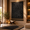 Load image into Gallery viewer, Handmade Kaaba Kiswa Replica – Ottoman Islamic Calligraphy Art
