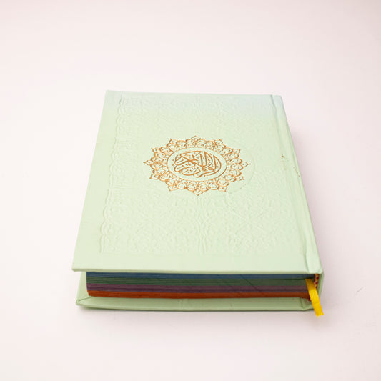 Quran Karem Thermo With Light Green Cover