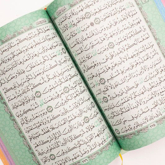 Quran Karem Thermo With Light Green Cover