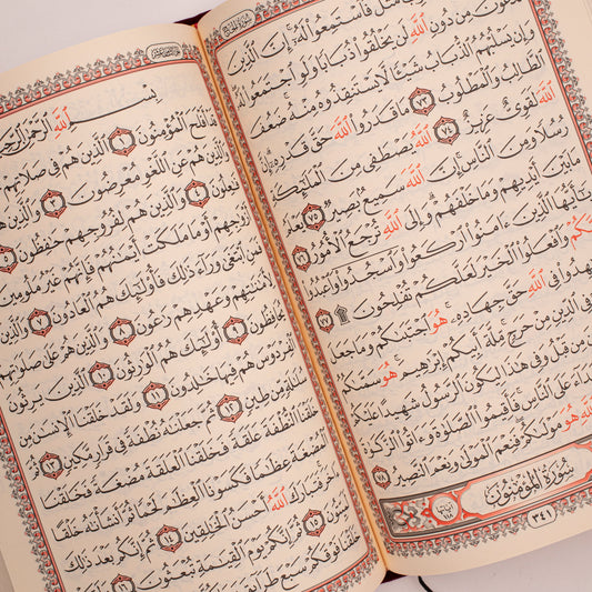 Quran Karem With Shell Cover Allah Names