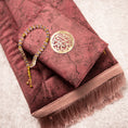 Load image into Gallery viewer, Loloa Offer4 ( Prayer rug + Quran + Rosary) - Burgundy color
