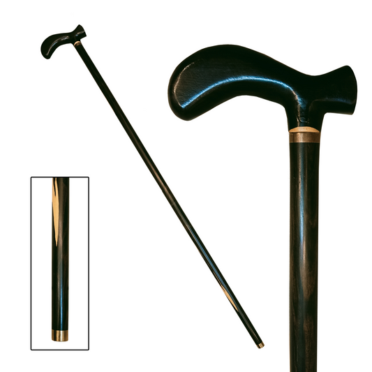 Walking Cane Ebony wood (Code: MB101)