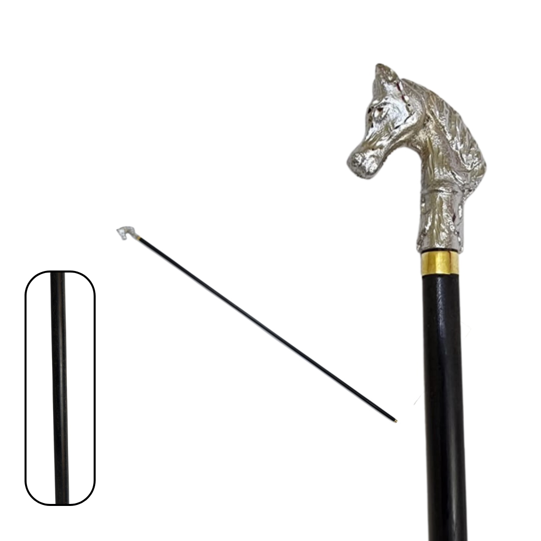 Walking Cane Fiber with Metal Hand (Code: NC10)