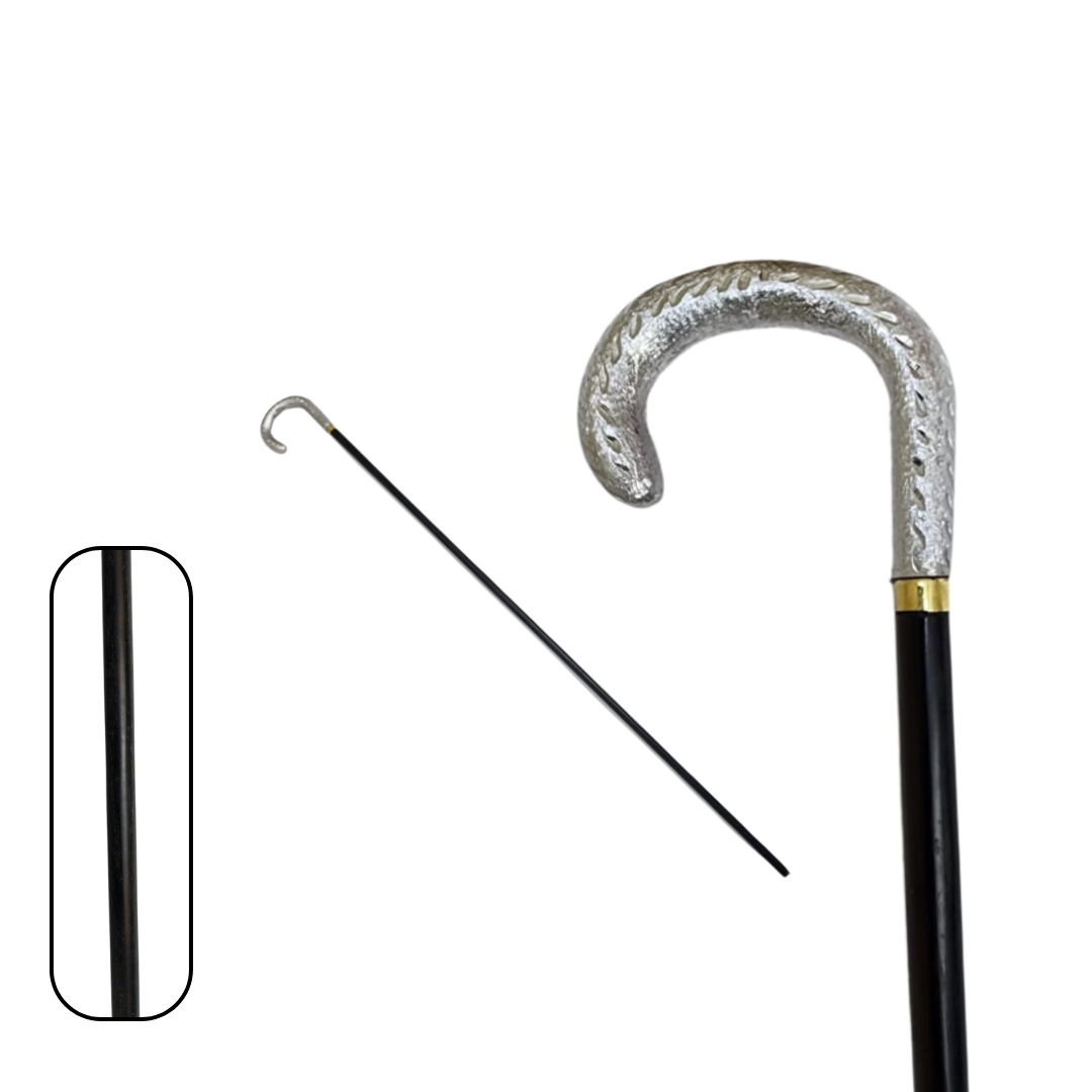 Walking Cane Fiber with Metal Hand (Code: NC11)