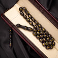 Load image into Gallery viewer, Rosary of Natural Coc Wood with Metal& Stones 33 Beads (Code: RCS01)
