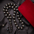 Load image into Gallery viewer, Rosary of Natural Coc Wood with Metal& Stones 33 Beads (Code: RCS07)
