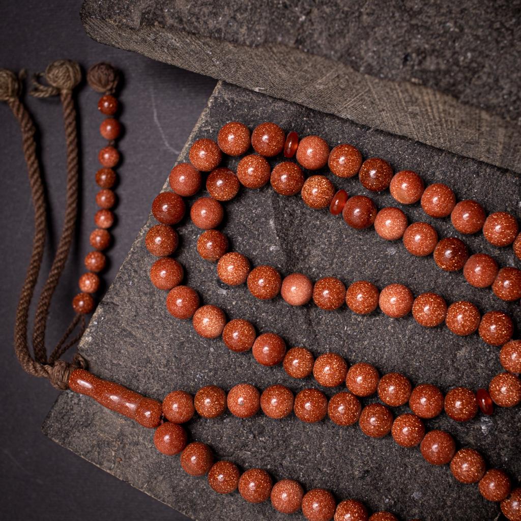 Rosary Of Stellar Agate Stone 99 Beads (Code: RAS17)