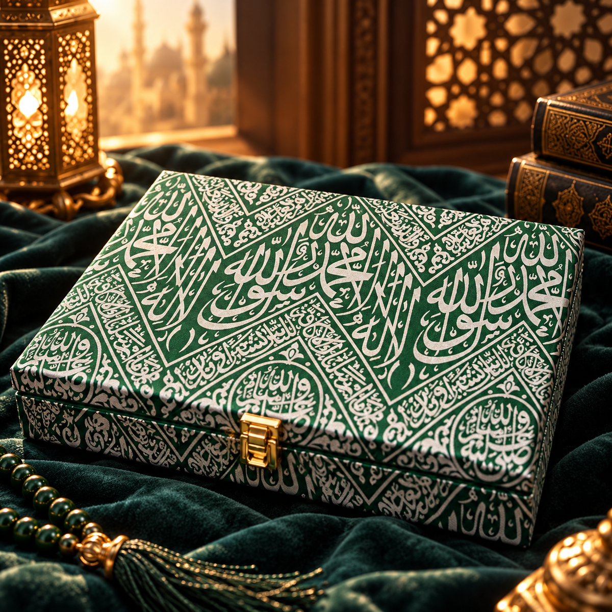 A piece inspired by a timeless detail from Al-Hujrah Al-Nabawiyyah ﷺ
