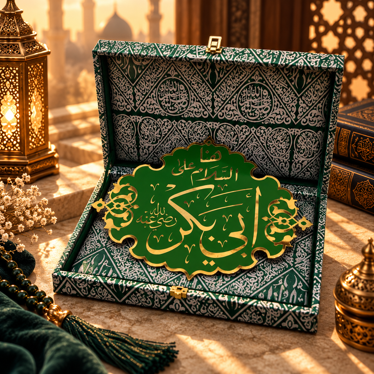 A piece inspired by a timeless detail from Al-Hujrah Al-Nabawiyyah ﷺ